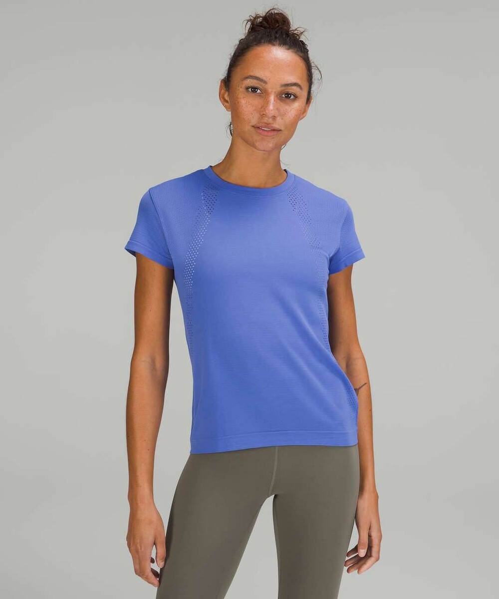 Lululemon Train to Be Perforated Short-Sleeve Shirt
Wild Indigo